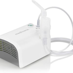 Medisana IN 520 Inhalator, Nebulizator cu compresor cu muștiuc și mască pentru adulți și copii, pentru răceli sau astm cu accesorii extinse