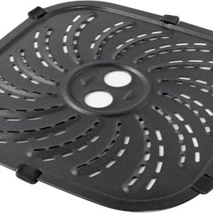 Placă de grătar Russell Hobbs cu picioare de cauciuc pentru friteuză cu aer cald [pentru SatisFry Airfryer 8L 27170-56] pentru rezultate crocante, potrivită pentru mașina de spălat vase, piesă de schimb, accesorii N700640