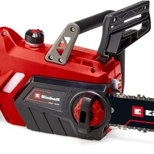 Ferăstrău cu lanț cu baterie Einhell GE-LC 18 Li Power X-Change (Litiu-Ion 18 V, lungime de tăiere 230 mm, lanț Oregon și Quality Sword, șurub de interceptare a lanțului)