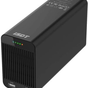 Sursă de alimentare portabilă ISDT, acumulator de energie, 400 W, 17 A, generator de baterie, 240 V CA, 1 port CC și 2 porturi de ieșire pentru încărcare USB, pentru călătorii, camping, urgențe, pentru baterii Litiu / LiPo / Life / Li-ion / NiMH / Nicd