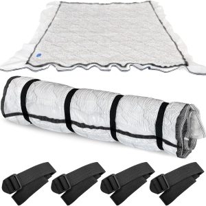 Saci vidați pentru saltele Queen/Full Size, pentru mutare și depozitare, saci de depozitare pentru saltele din spumă cu memorie și latex, în dimensiuni Queen și Full Size, compatibili cu saltele de până la 14 inci