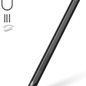 Stylus Pen pentru Microsoft Surface Pro 11/10/9/8/7/6/5/4/3/X Surface Go/Laptop/Book/Studio/Duo/HP/Seria ASUS, Sensibilitate la presiune 4096, Funcție de respingere a atingerii palmei, Radieră și Comenzi rapide pentru clic dreapta