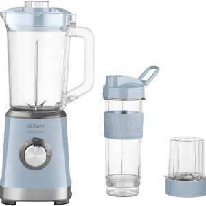Blender Arzum AR1159 ARZUM MAGICBLEND, motor de 500 W, oțel inoxidabil, vas de 1200 ml, zdrobitor de gheață (albastru)