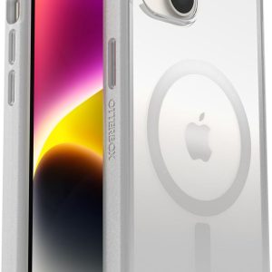 Carcasă OtterBox Clear Case Series cu MagSafe pentru iPhone 14, rezistentă la șocuri, căderi, ultra-subțire, subțire, testată de 2 ori conform standardelor militare, Gallant
