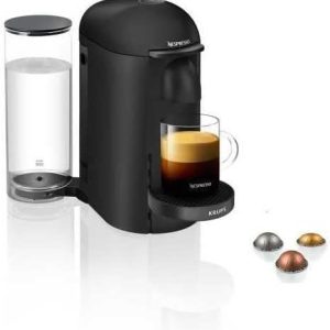 Espressor cu capsule Nespresso Krups YY2778FD Vertuo pentru espresso sau cafea, 40 ml până la 410 ml, negru titan mat