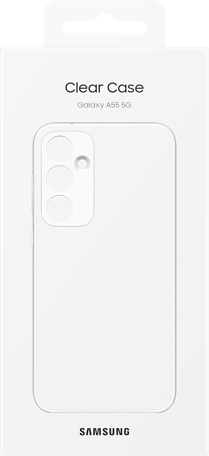 Carcasă transparentă pentru smartphone Samsung EF-QA556 pentru Galaxy A55 5G, carcasă pentru telefon mobil, transparentă, rezistentă la zgârieturi, design subțire, transparentă - Image 2