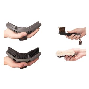 Set de perii de îngrijire Animalon | Echipament de bază pentru cai | Set de curățare | Kit de curățare pentru cai