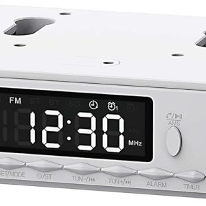 Radio de bucătărie TechniSat Viola - Radio sub blat cu FM/FM, afișaj LED, lumină de lucru, temporizator, Bluetooth, funcție de alarmă, funcție hands-free, difuzor de 5 W