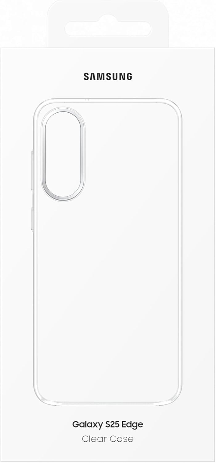 Husă Samsung Clear Case EF-QS937 pentru Galaxy S25 Edge, husă pentru smartphone, husă de telefon, transparentă, rezistentă la zgârieturi, design subțire, transparentă - Image 2