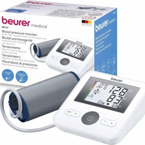 Tensiometru Beurer BM pentru braț, indicator de risc, detectare aritmii, alertă de eroare în aplicație