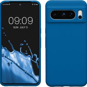 Husă de telefon mobil kwmobile pentru Google Pixel 8 Pro, pentru Pixel 8 Pro - Husă din silicon - Încărcare wireless - Blue Reef