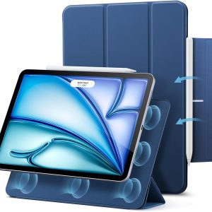 Husă magnetică ESR pentru iPad Air 10.9 2020 (a 4-a generație) [Suport magnetic practic] [Husă inteligentă cu trei pliuri] Seria Rebound