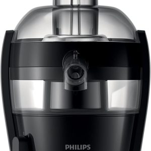 Storcător Philips HR1832/00 Viva Collection, 500 W, design compact, 1,5 L dintr-o singură mișcare, curățare rapidă, negru