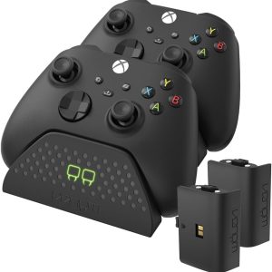 Stație de încărcare dublă Venom cu 2 baterii reîncărcabile - Negru (Xbox Series X și S/Xbox One)