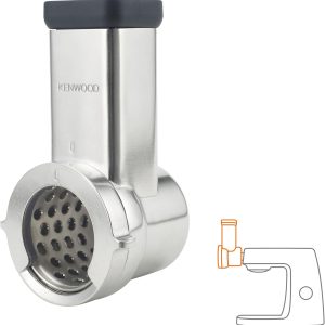 Accesorii pentru răzătoare cu tambur Kenwood KAX643ME pentru robotele de bucătărie Kenwood, tocător electric pentru felierea, răzuirea și dozarea legumelor, brânză, nuci, ciocolată și multe altele