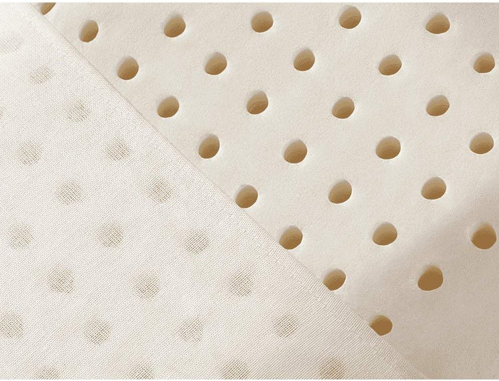 Pernă 100% latex cu formă clasică, înălțime 14 cm, față de pernă din bumbac (70 x 40 x 14 cm) - Image 3
