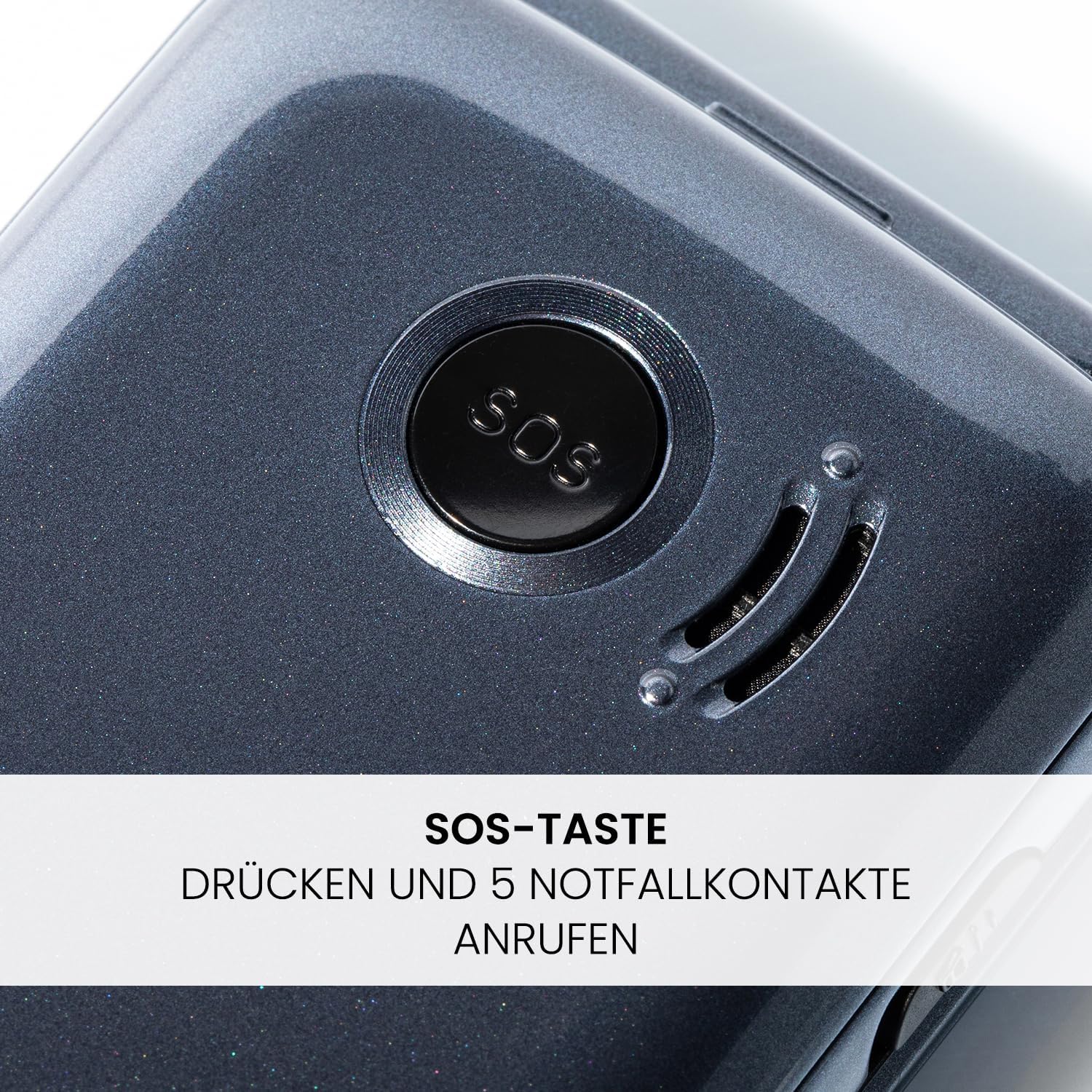 SPC Stella 3 - Telefon mobil 4G pentru seniori cu husă pliabilă, meniu și butoane mari, buton de apel de urgență, configurare de la distanță, compatibil cu aparate auditive și volum de 103 dB, stație de încărcare și 3 apeluri directe - Image 2