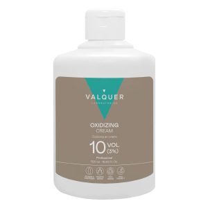 Cremă profesională Oxygen Valquer stabilizată 20 volume (6%). Vopsea permanentă a părului, uz profesional, formulă vegană pentru coafor - 500 ml
