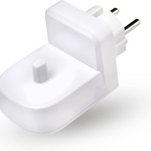 Încărcător de perete pentru periuță de dinți electrică de la ProofVision pentru priză UE pentru Oral-B/Braun (modele cu excepția seriei IO și Pulsonic)