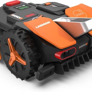 WORX Landroid Vision S250 WR202E - Mașină de tuns iarba robotizată fără cablu de delimitare pentru grădini de până la 250 m², Mașină de tuns iarba cu inteligență artificială (WLAN și Bluetooth, Evitare activă a obstacolelor cu tehnologie AI, Protecție împotriva ariciului)