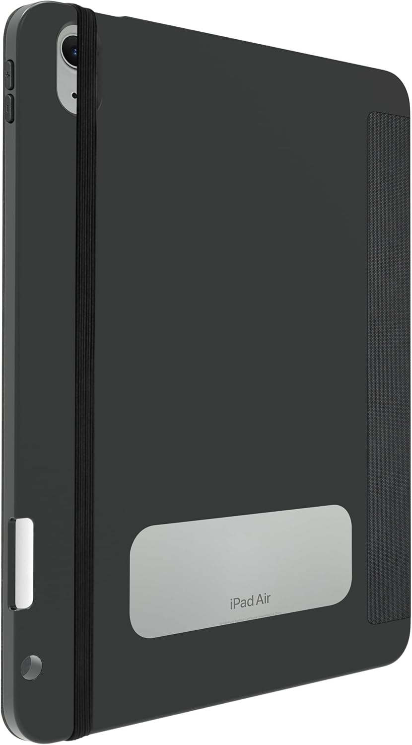 Husă OtterBox React Folio pentru iPad Air 11 inch (M2/M3/M4) iPad Air 10.9 inch (2022/2020), rezistentă la șocuri, căderi, ultrasubțire, testată conform standardelor militare, neagră, fără ambalaj de vânzare cu amănuntul - Image 2