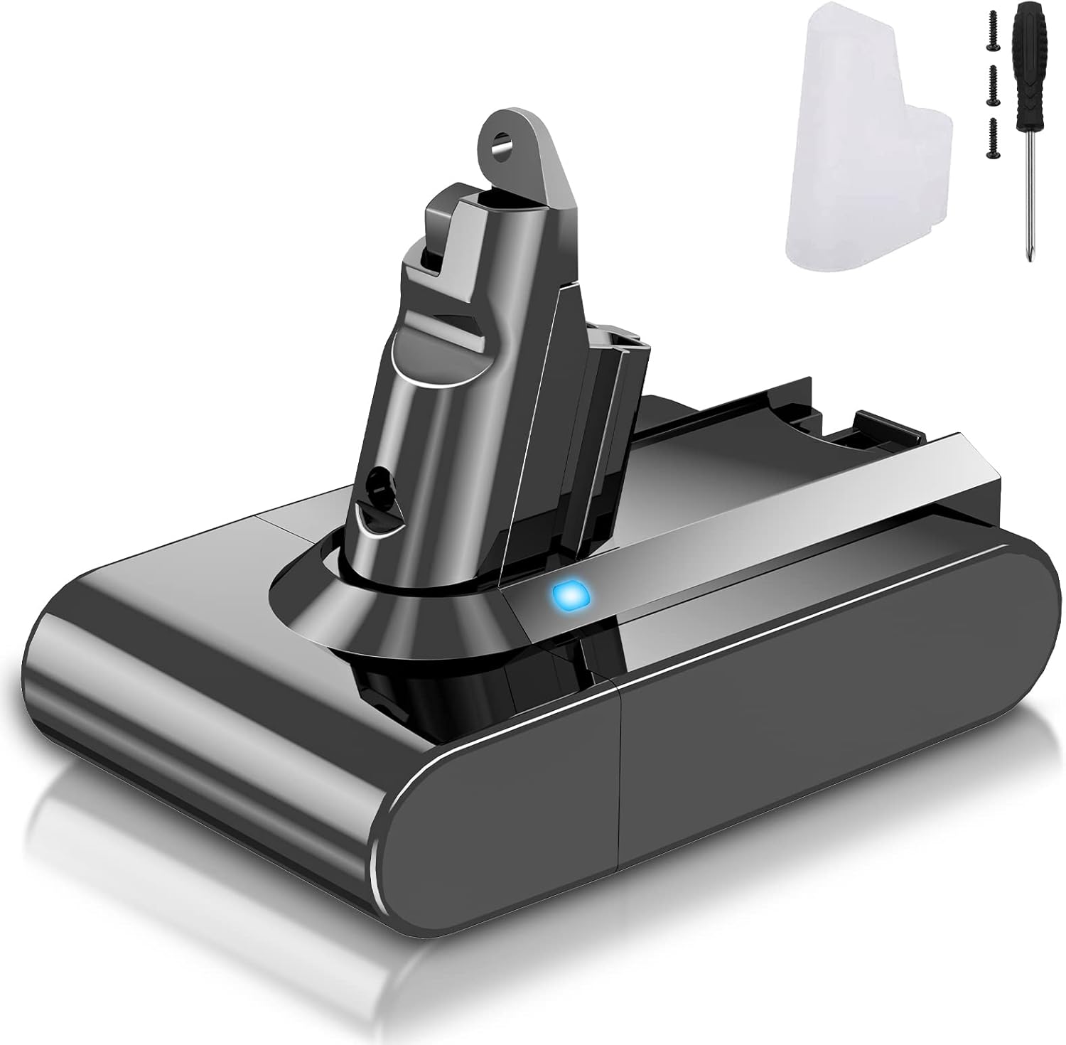Baterie AIMAX 2500 mAh V6 pentru Dyson, baterie de schimb compatibilă cu V6 Animal Absolute SV03 SV04 SV05 SV06 SV07 SV09 DC58 DC59 DC61 DC62 DC72 DC74, aspirator Dyson, aspirator de mână,