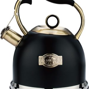 Fierbător cu fluierat, fierbător cu fluierat din oțel inoxidabil de 3 litri cu mâner rezistent la căldură, fierbător cu fluierat pentru aragazuri cu inducție