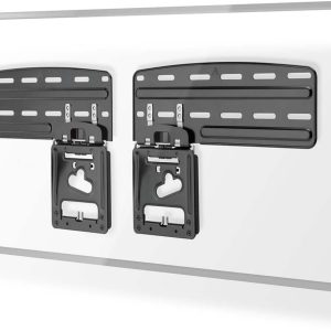 Suport TV fix de perete - 43-85" - Greutate maximă suportată ecran: 60 kg - Distanță minimă față de perete: 7,50 mm - Oțel - Negru