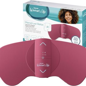 Beurer EM 50 Menstrual Relax, ameliorarea durerilor menstruale și a durerilor cauzate de endometrioză, funcție TENS și de căldură, cu baterie reîncărcabilă