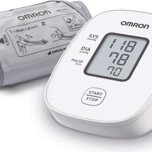 OMRON X2 Basic - Tensiometru automat pentru braț, validat clinic | Detectare bătăi neregulate ale inimii | cu control al scaunului manșetei | Operare ușoară cu un singur buton | 22-32 cm