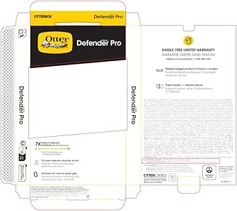 Husă OtterBox Defender Series Pro MagSafe pentru iPhone 17 Pro Max, rezistentă la șocuri, căderi, extrem de durabilă, husă de protecție, testată conform standardelor militare de 7 ori, neagră - Image 2