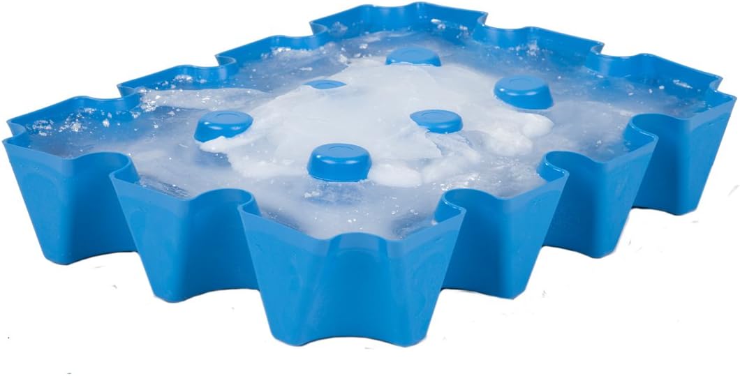 bloc de gheață, răcitor/cutie pentru bere, pentru sticle de 0,5 l