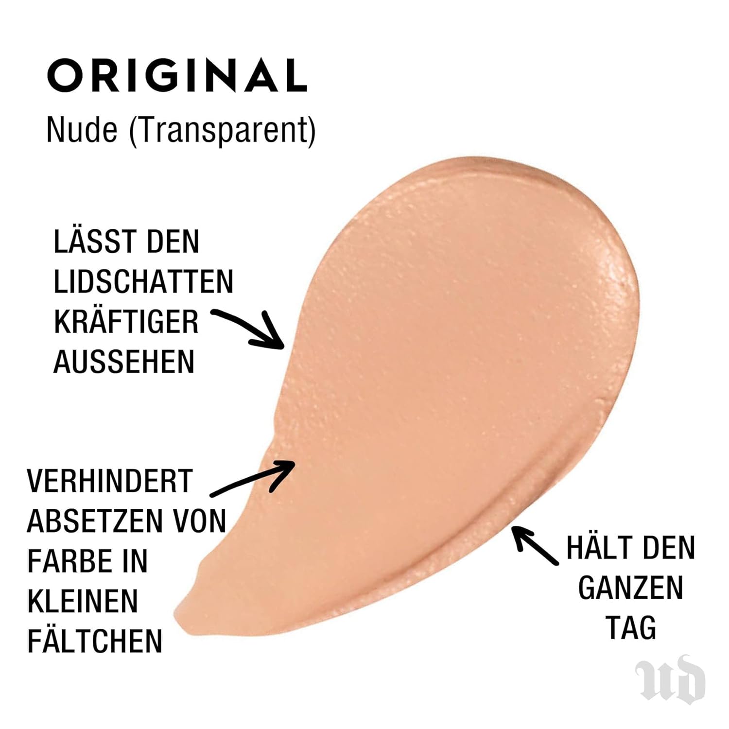 Urban Decay Eyeshadow Primer Potion, Primer pentru fard de pleoape, fixare 24 de ore, vegan - Image 2