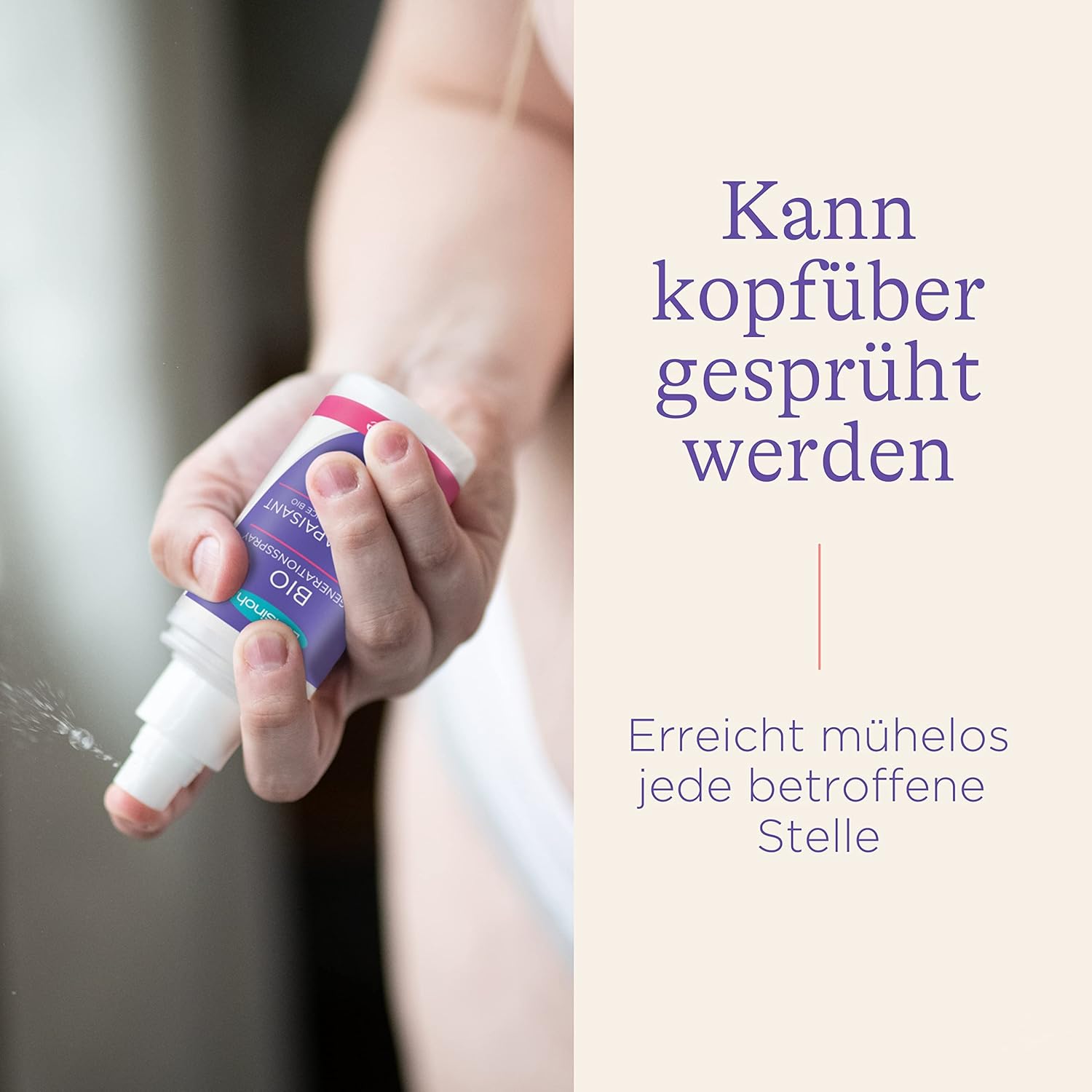 Spray regenerator organic Lansinoh - 100 ml - Calmează zona perineală sensibilă din puerperiu - Răcoritor și hrănitor - Image 2