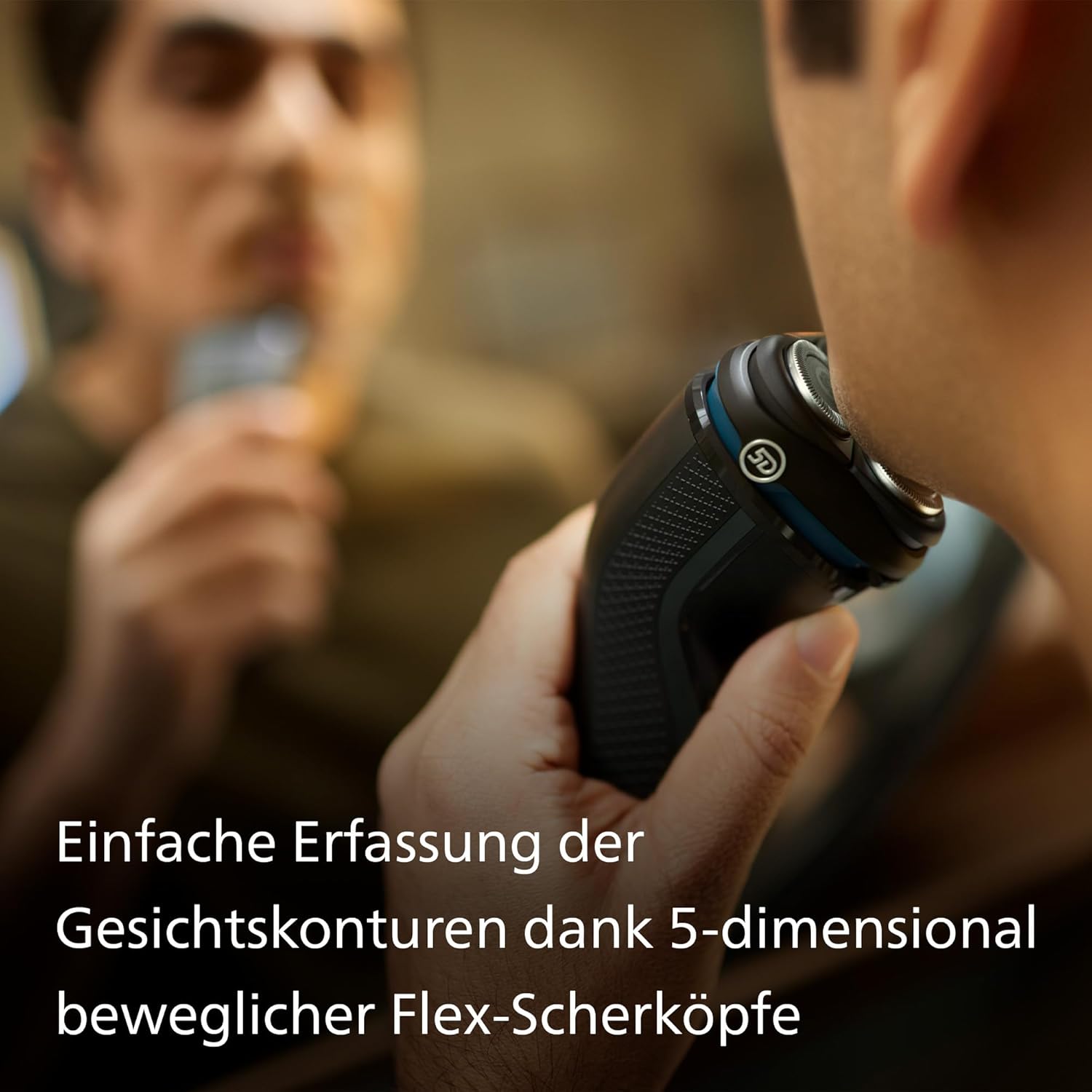Philips Shaver Series 3000 – Aparat de ras electric pentru bărbați, umed și uscat, cu tehnologie SkinProtect, antracit, cu aparat de tuns barba pop-up, fără fir (Model S3145/00) - Image 4
