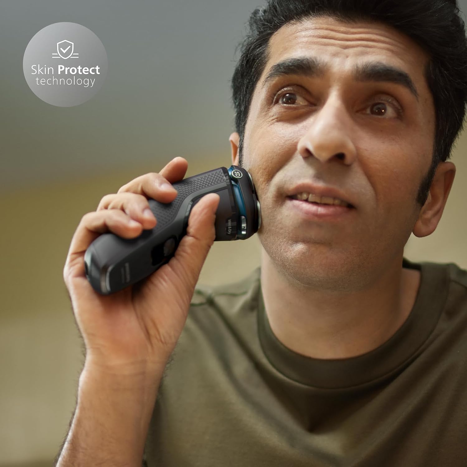 Philips Shaver Series 3000 – Aparat de ras electric pentru bărbați, umed și uscat, cu tehnologie SkinProtect, antracit, cu aparat de tuns barba pop-up, fără fir (Model S3145/00) - Image 2