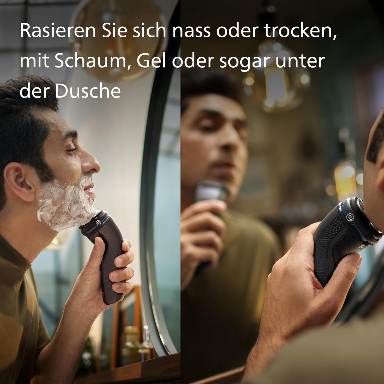Philips Shaver Series 3000 – Aparat de ras electric pentru bărbați, umed și uscat, cu tehnologie SkinProtect, antracit, cu aparat de tuns barba pop-up, fără fir (Model S3145/00) - Image 5