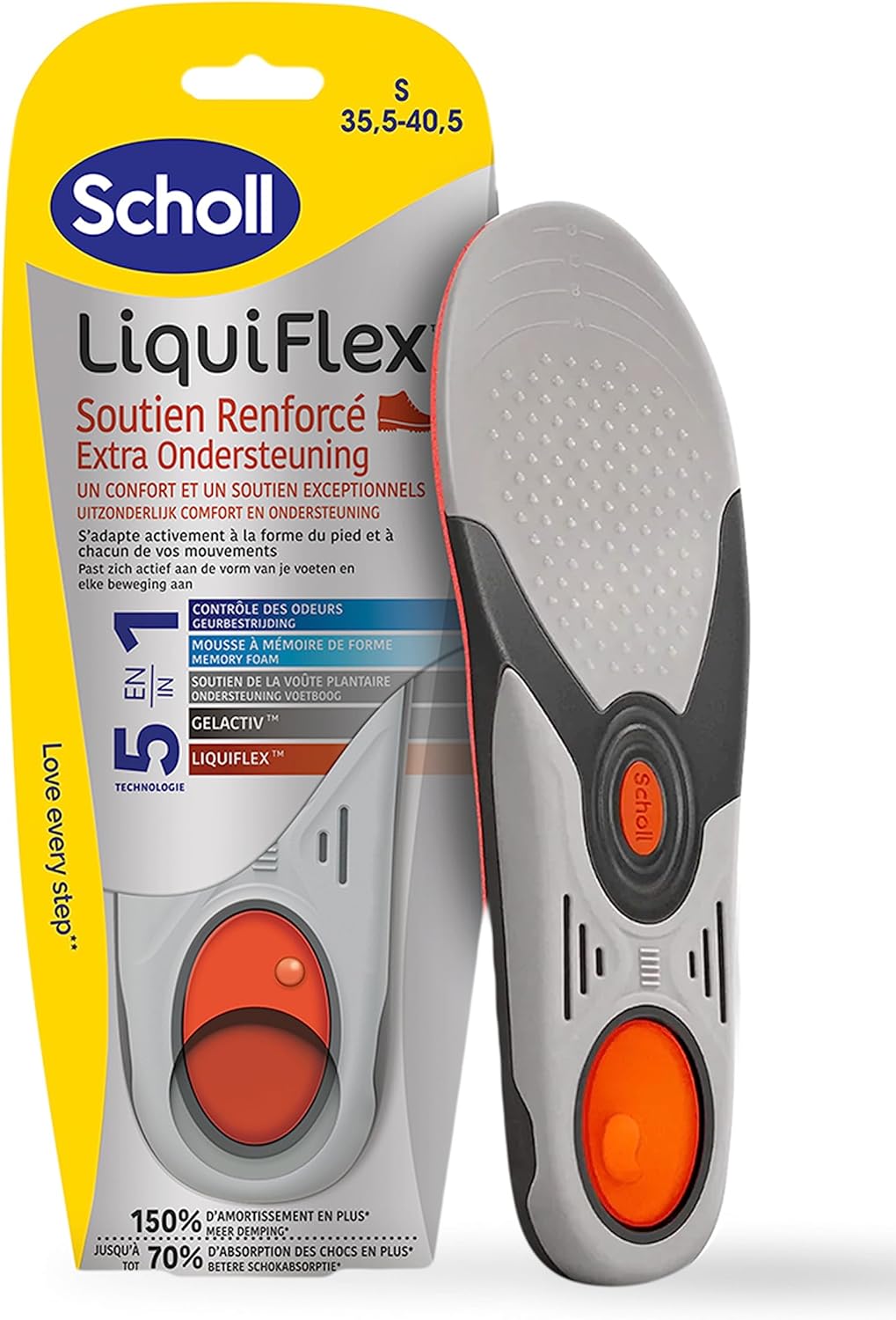 Branturi Scholl LiquiFlex ranforsate, încălțăminte pentru femei, mărime