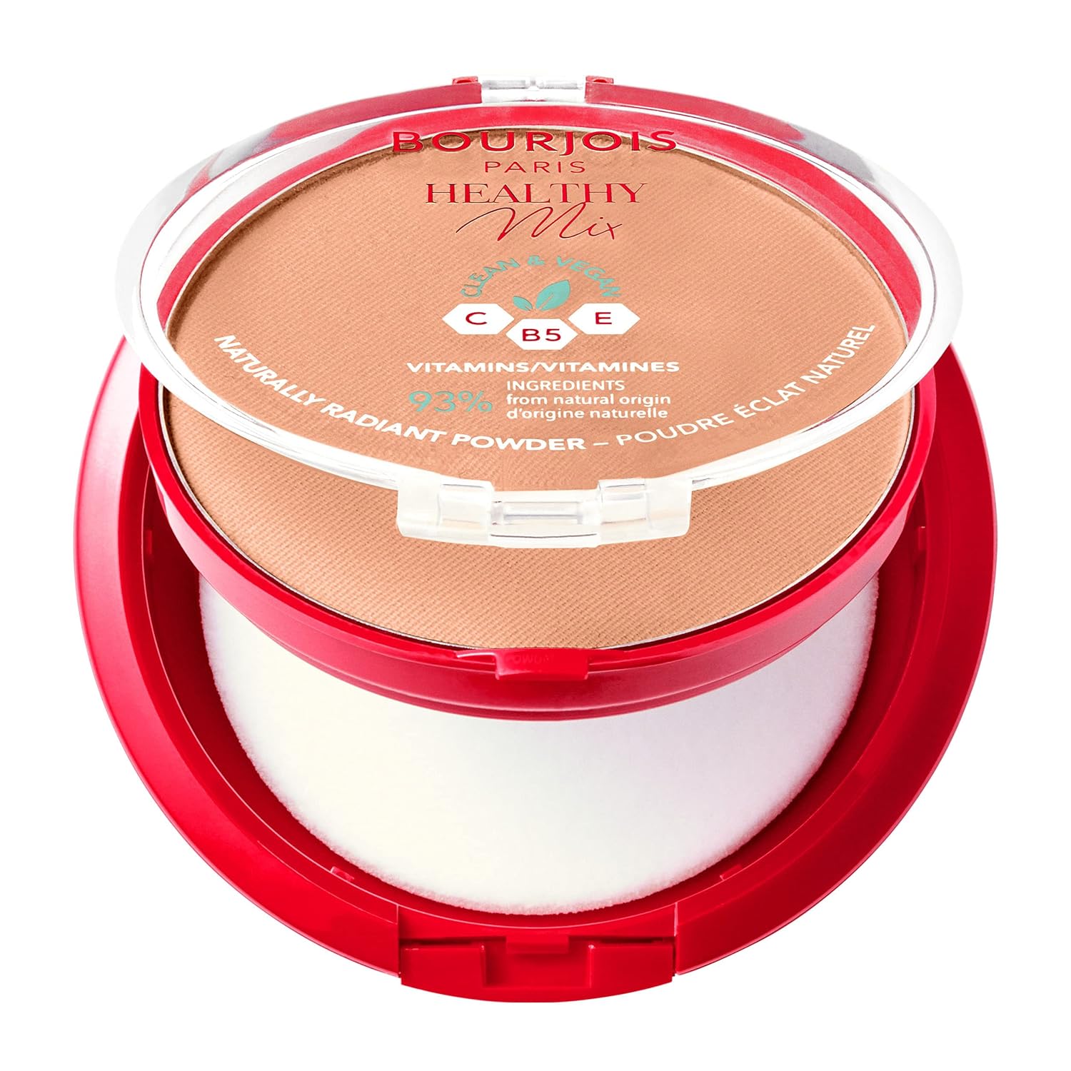 Pudră de machiaj BOURJOIS Paris Healthy Mix Clean & Vegan Natural Radiant