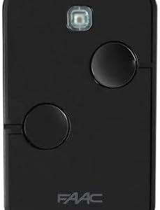 Telecomandă automată pentru poartă FAAC XTO2 cu 2 canale, 433 MHz, SLH-SL-DS-RC - Negru