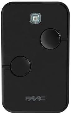 Telecomandă automată pentru poartă FAAC XTO2 cu 2 canale, 433 MHz, SLH-SL-DS-RC - Negru