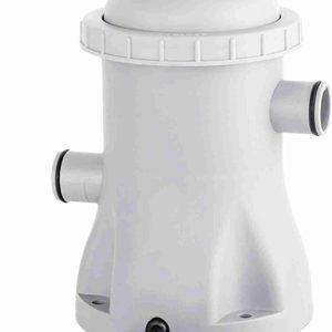 Pompă de filtrare Kavolet, pompă de filtrare pentru piscină, 16 W, pompă electrică de apă pentru piscină, 330 GPH, cu 2 cartușe de filtrare pentru piscină, pompă de filtrare cu cartuș de piscină, sistem de circulație a apei și filtrare pentru piscine