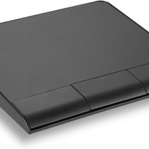 Perixx PERIPAD-706 Touchpad subțire fără fir, Bluetooth și RF 2.4G pentru mai multe dispozitive, reîncărcabil prin USB-C, dimensiune mare 13.5 x 11.6 x 1.4 cm, negru
