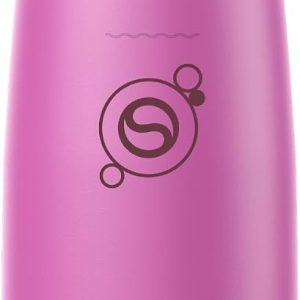 Termos Sodastream Fizz & Go din oțel inoxidabil, 0,9 l, cu perete dublu, pentru băuturi carbogazoase calde și reci, compatibil cu DUO, TERRA, ART, ENSO și altele, roz guava