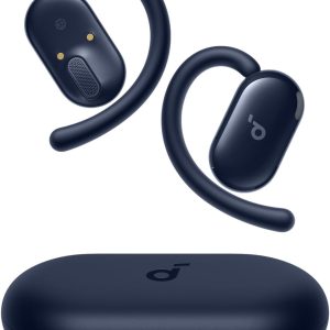 Căști Bluetooth wireless Anker Soundcore V20i Open-Ear, cârlige rotative pentru urechi, confort sporit, bas puternic, apeluri clare, protecție IP55, autonomie baterie 36h, Bluetooth 5.4, conexiune multipunct