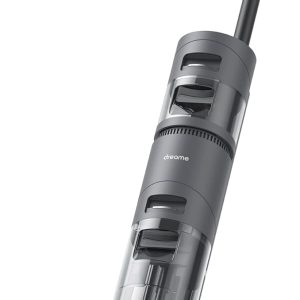 Aspirator wireless Dreame H12 pentru umed/uscat cu perie de curățare pentru colțuri, funcție de autocurățare, detectare murdărie, afișaj LED, timp de funcționare 35 de minute, rezervor de apă 900 ml, pentru podele dure, păr de animale, HHR14B, gri