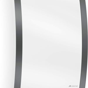 Lampă de exterior Steinel L 22 N antracit cu senzor de amurg, rezistentă la șocuri, aplică de perete cu soclu E27, max. 60 W, IP44, gri antracit, finisaj satinat