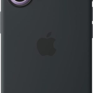 Carcasă din silicon Apple pentru iPhone 17 cu MagSafe - Neagră