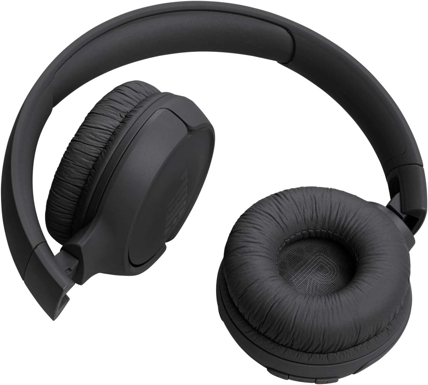 Căști wireless JBL Tune 520 BT On-Ear - Cu sunet JBL Pure Bass, Bluetooth și design ușor, pliabil - Până la 57 de ore de redare a muzicii - Negre - Image 3