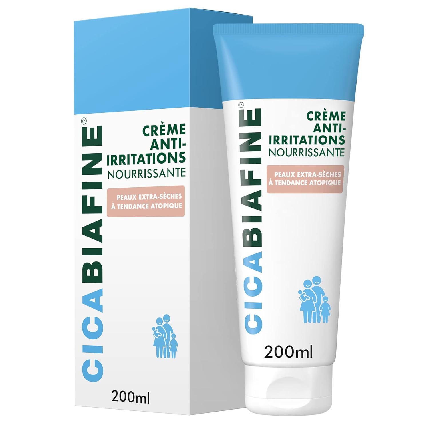 Cremă hidratantă corporală anti-iritații CicaBiafine 200 ml